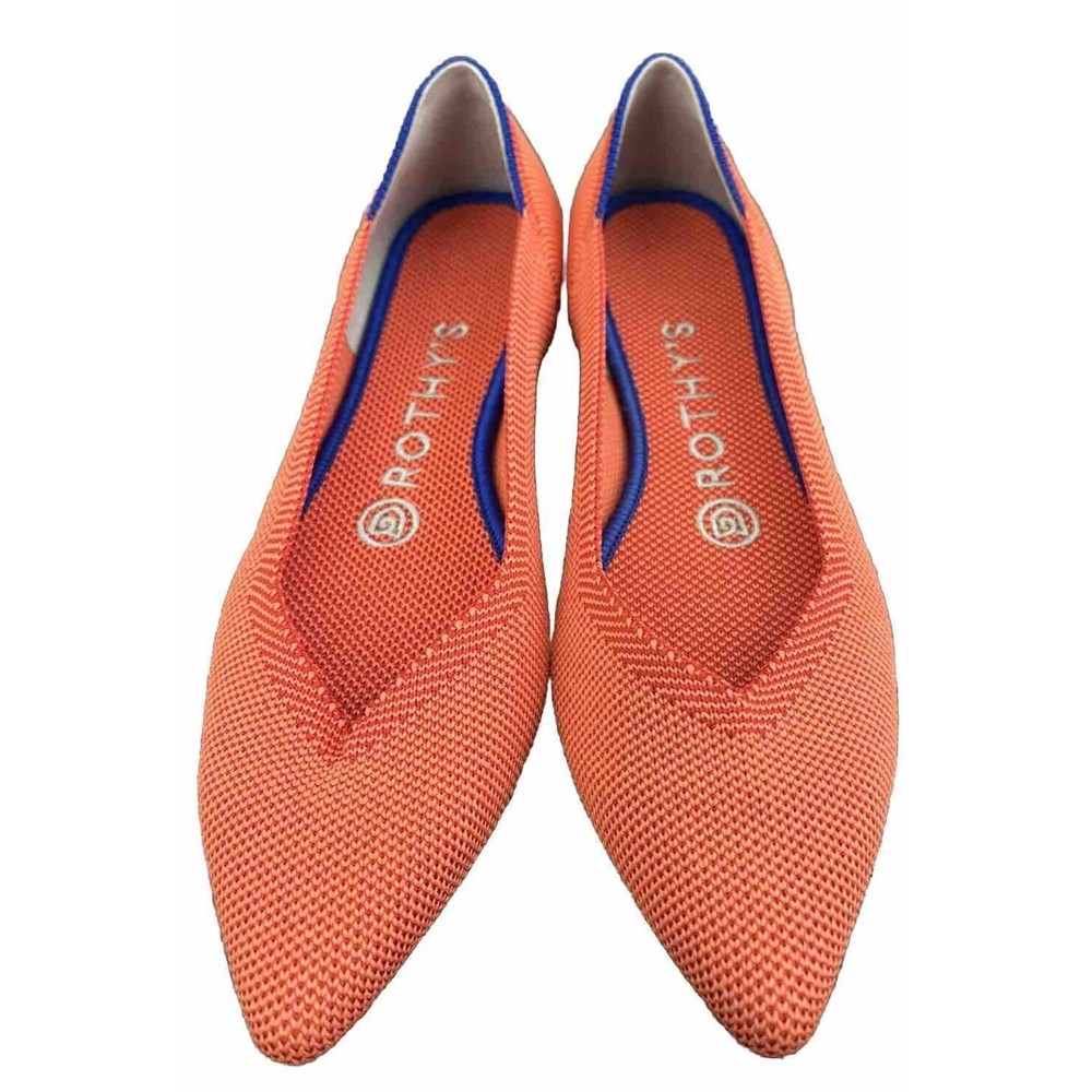 Rothys The Point Women's Size 6 Us Persimmon Poin… - image 1